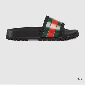 Gucci Men Slide Sandal with Web